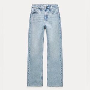 NWT Zara High Rise Straight Jeans